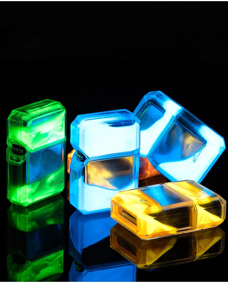 GlowGuard Bioluminescent Zippo Lighter Case